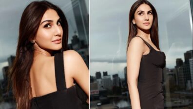 Hotness Alert: Vaani Kapoor Looks Breathtaking In Black Body-Hugging Corset-Type Dress