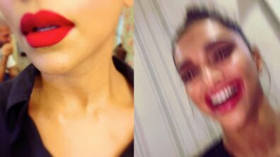 “How It Started V/S How It’s Going” Says Deepika Padukone As She Shares The Mystery Of Her Red Lipstick Mis-hap