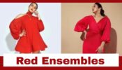 Huma Qureshi Exhibits The Power Of Colour Red In Her Ensembles; Check Pics