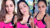 I Am A Queen: Hina Khan flaunts sensuous gym body in pink bralette and yoga pants, fans love it