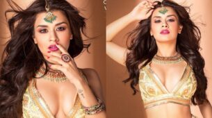 In Pics: Avneet Kaur charms in embellished lehenga set