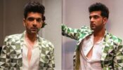 In Pics: Karan Kundrra looks dapper in tropical blazer and white pantsuit