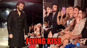 India Couture Week 2022: Arjun Kapoor gives flying kiss to Malaika Arora