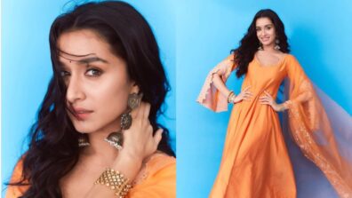 Janmashtami Special: Shraddha Kapoor slays with perfection in orange salwar kameez, fans love it