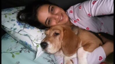 Jasmin Bhasin shares ‘wake up’ moment with dog, says ‘good morning’ in cutest manner