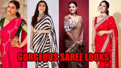 Kajol Has The Hottest Saree Wardrobe And Here Pics To Prove The Same