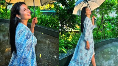 Kal shaam ki baarish: Divyanka Tripathi enjoys getting wet in Mumbai rains, see happy moment