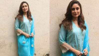 Kareena Kapoor Slaying In A Pretty Picture In Blue Kurta Set – See Pics