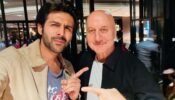 Kartik Aaryan thanks Anupam Kher for sharing ‘superstar’ selfie with him, calls him an ‘inspiration’