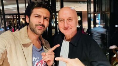 Kartik Aaryan thanks Anupam Kher for sharing ‘superstar’ selfie with him, calls him an ‘inspiration’