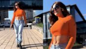 Khatron Ke Khiladi 12: Rubina Dilaik flaunts sensuous abs in orange crop top from South Africa, video goes viral