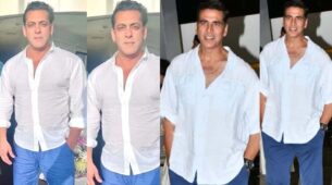 Khiladi Akshay Kumar And Dabangg Salman Khan Spotted Twinning In White