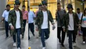 King Khan Swag: Shah Rukh dons white tshirt and jacket along with sporty cap, netizens can’t keep calm