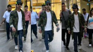 King Khan Swag: Shah Rukh dons white tshirt and jacket along with sporty cap, netizens can’t keep calm