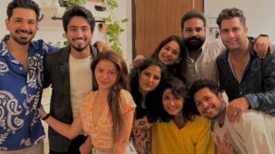 KKK 12 Reunion: Rubina Dilaik chills with Abhinav Shukla, Mr Faisu, Sriti Jha, Nishant Bhat, Rajiv Adatia and Aneri Vajani, see inside party pic