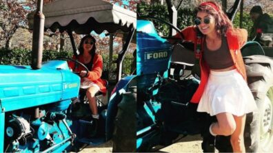 KKK 12: Sriti Jha enjoys driving tractor in South Africa, pic goes viral