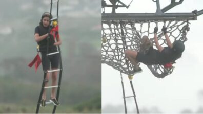 KKK 12: Sriti Jha performs dangerous stunt, jumps from flying helicopter mid-sea