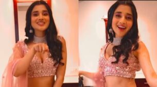 KKK12 Kanika Mann keeps it chic in pink embroidered lehenga, watch video