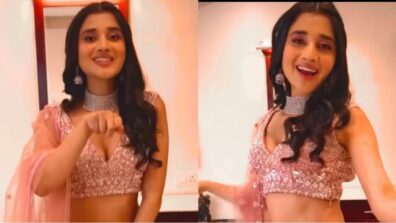 KKK12 Kanika Mann keeps it chic in pink embroidered lehenga, watch video