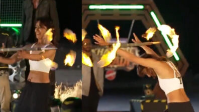 KKK12: Sriti Jha plays with fire flow, video goes viral