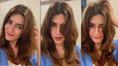 Kriti Sanon looks all cute and adorable in new hairstyle, watch