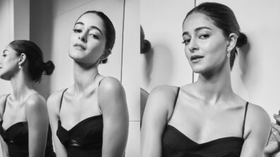 ‘Liger Babe’ Ananya Panday is feeling her sensuous figure in deep-neck outfit, Suhana Khan and Riaz Aly love it