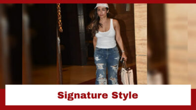 Malaika Arora Marks Her Signature Style With A Louis Vuitton Bag And Balenciaga Cap; Check Pic