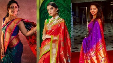 Marathi Actresses Sonalee Kulkarni, Prarthana Behare And Sayali Sanjiv Stealing The Hearts In Paithani Sarees: See Pics