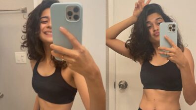 Mithila Palkar flaunting curvy body in throwback workout picture