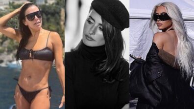 Monochrome Alert: Famous Hollywood Celebrities Like Penelope Cruz, Kim Kardashian And Eva Longoria Slaying In Black Monochromatic Ensembles