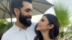 Mouni Roy gets romantic hug from husband Suraj Nambiar, fans get ‘couple goals’