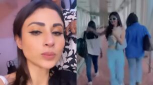 Mouni Roy is back in Kolkata, meets her best friend from hometown