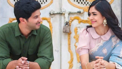 Mrunal Thakur shares unseen moments with Dulquer Salmaan from Sita Ramam sets