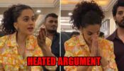 Mujhse tameez se baat kijiye…: Taapsee Pannu gets into a heated argument with paparazzi, watch video