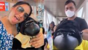OMG What! Shraddha Arya goes on long drive with chimpanzee, watch video