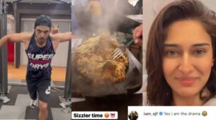Parth Samthaan does chest workout in gym and enjoys yummy sizzlers, Erica Fernandes says, “Yes I am the drama…”
