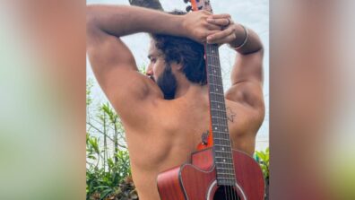 Parth Samthaan flaunts muscular shirtless physique, brings musical touch to it