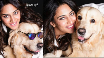 Pawsome shoot: Erica Fernandes poses with super cool ‘pet dog’, makes him wear rockstar sunglasses