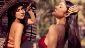 Photodump: Shehnaaz Gill in slaying in red backless slip-on dress, you golden opportunity to give romantic rose to her