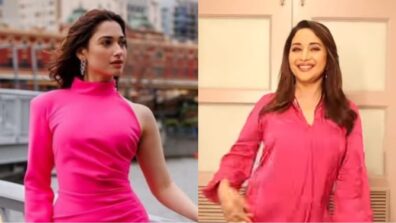 Pink n Pretty: Madhuri Dixit and Tamannaah Bhatia keep it surreal in their exquisite staples