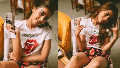 Pooja Hegde Enjoys Pajama Party And Looks Hot