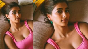 Pooja Hegde Looks Hot In Pink Tank Top, Fans Go Crazy