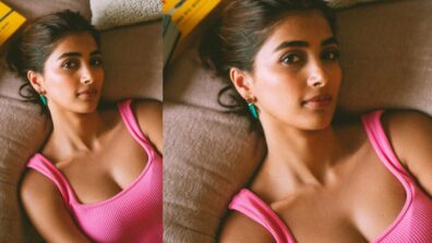 Pooja Hegde Looks Hot In Pink Tank Top, Fans Go Crazy