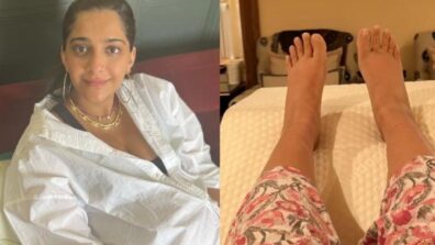 “Pregnancy is not pretty,” Mom-to-be Sonam Kapoor complains about swollen feet, further gets ‘baby cradle’ as gift