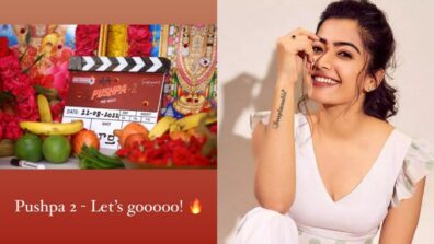 Pushpa 2: The Rule To Start Filming In A Swing With A Puja Ceremony, Rashmika Mandanna Shares A Story