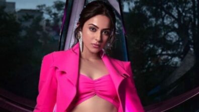 Rakul Preet Singh enjoys ‘pink’ side of life, looks irresistible in short waist coat and co-ord skirt