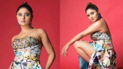 Rashami Desai flaunts sensuous pair of legs in multicolored slit outfit, you will start crushing