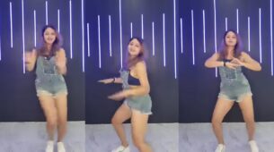Rashami Desai turns dancing diva, looks ravishing in denim dungaree
