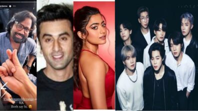 Rashmika Mandanna makes Ranbir Kapoor say ‘Hi’ in BTS boyband’s iconic style, pic goes viral