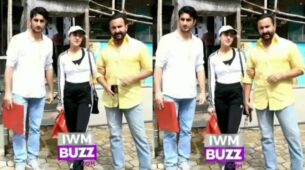 Saif Ali Khan Gets Papped With Sara Ali Khan And Ibrahim Ali Khan For Lunch Meet